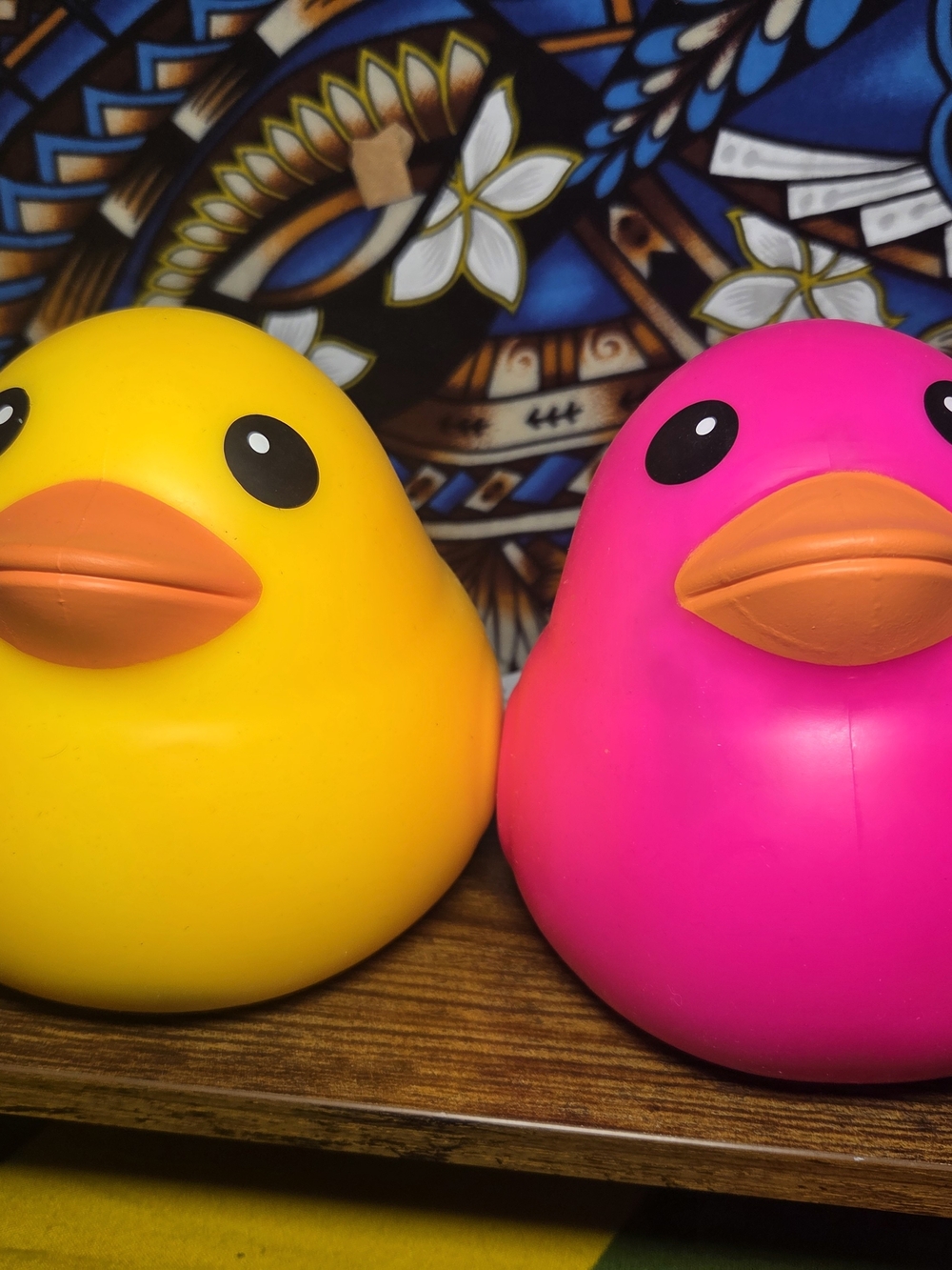 Yellow and Pink Rubber Duck Bath Toys - Pets Bird
